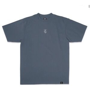 Thank God Crest Embroidered Oversized Tee Size Medium
